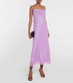 Layer your Instagram photos in this Vince silk slip dress. The relaxed fit and featherweight silk material are endlessly flattering, while the adjustable straps and midi length make it perfect for day to night. Crafted from pure silk with a linen lining, this dress will become your warm weather uniform - enjoy its effortless style anywhere from beach to brunch. Spring Party Silk Slip Dress, Spring Silk Midi Dress With Bias Cut, Spring Chic Silk Dress With Bias Cut, Chic Spring Silk Dress With Bias Cut, Chic Silk Spring Dress With Bias Cut, Chic Silk Dress With Bias Cut For Spring, Spring Cocktail Slip Dress With Spaghetti Straps, Spring Cocktail Slip Dress With Adjustable Straps, Spring Silk Dress Bias Cut