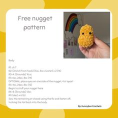 Amigurumi Free Pattern Chunky Yarn, Nugget Crochet, Free Crochet Sweater, Crochet Gift Ideas, Crochet Patterns Free, Crocheting Patterns, Beginners Crochet