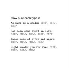 Entp Personality Type, Intj Humor, Isfj Personality, Intp Personality Type