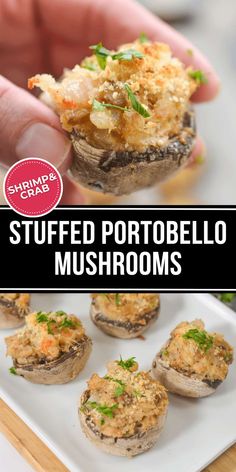 These Shrimp and Crab Stuffed Portobello Mushrooms are an elegant and delicious appetizer. The rich, creamy filling, combined with the earthy flavor of the portobello mushrooms, creates a truly unforgettable dish.