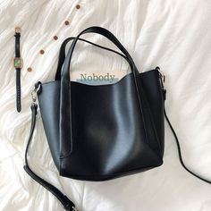 Elena Handbags Simple Leather Tote Bag Simple Leather, Handbags Leather, Leather Bucket Bag, Leather Bucket, Designer Style, Leather Tote Bag, Kate Spade Top Handle Bag, New Style, Leather Tote