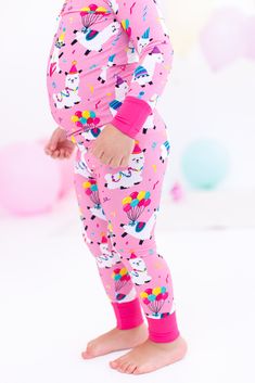 These pajamas are a perfect combination of comfort and style! Crafted from a blend of bamboo viscose and spandex fabric, they provide a soft and snug fit, while their adorable prints are sure to make them a sleepwear favorite. The breathable fabric keeps little ones comfy all night long. MATERIAL/FEATURES: -95% viscose from bamboo, 5% spandex -made from bamboo viscose not treated with any harsh chemicals -tagless for added comfort -buttery soft and great for sensitive skin **Colors may vary slightly from how they appear on your computer or smartphone screen** SIZING/FIT: -true to size and meant to be worn snug-fitting -size up when between sizes or for room to grow -models are wearing sizes 18-24M and 6T -Please see size chart for sizing info. WASH/CARE INSTRUCTIONS: -machine wash cold wit Teddy Bear Clothes, Skin Colors, Bear Outfits, Spring Baby, Love Stars, Bedding Accessories, Long Sleeve Pyjamas, Pet Bandana, Holiday Sales