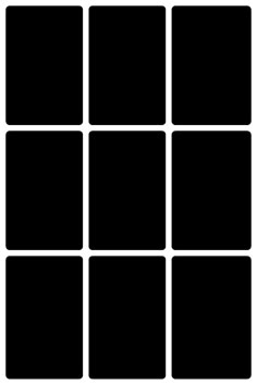 black squares are arranged in the shape of rectangles on a white background illustration