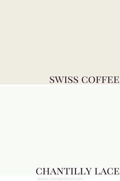 two white and black business cards with the words swiss coffee on them in different font styles