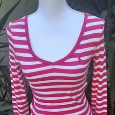 Ralph Lauren Pink And White Striped Long Sleeve V Neck Brand New Without Tags. Nwot Ralph Lauren V Neck, Pretty Items, Pink And White Stripes, Ralph Lauren Tops, Striped Long Sleeve, Pink And White, Pretty People, White Stripe, Pink White