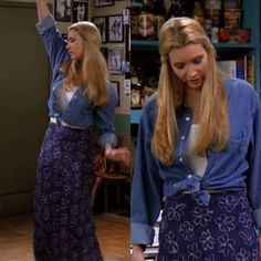 Phoebe Buffay Outfits, 90s Inspired Outfits, Mode Hippie, Tv Show Outfits, Phoebe Buffay, Outfit 90s, Movies Outfit, 90s Fashion Outfits, 90s Outfit