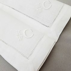 These exquisitely made mans custom monogrammed handkerchiefs are the perfect Christmas gift for boyfriend, dad, husband, grandpa and all the special men in your life. Created with a premium cotton detailed with a handmade hemstitch border detail for a touch of elegance.You will receive a SET OF THREE!Handkerchief / Pocketsquare Details:* Premium 100% cotton, white* One inch handmade hemstitch border* Measures 15 x 15 inches square* Monogram only - 1, 2 or 3 initial* All personalized embroidery i Mens Handkerchief, Handkerchief Embroidery, Christmas Gift For Boyfriend, Monogrammed Handkerchiefs, Personalized Handkerchiefs, Handkerchief Men, Christmas Gifts For Boyfriend, The Perfect Christmas, Personalized Embroidery