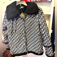 Brand New Never Worn Jacket Black And White, Rich Boy, Chanel Jacket, Designer Coats, Coat Design, Boys Jacket, Kids Jacket, Big Kids, Kids Shop