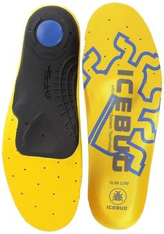 The Icebug Slim Insoles is a full-length, semi-rigid orthotic arch support insole that is designed specifically for specific arch types. These insoles respond to the user's body and activities to provide comfort, support, and relief with each and every stride. The Arch Flex System Technology works like an exercise ball, providing energy return with every step you take. The slim design works best with lower-volume or tight-fitting footwear. Arch Types, Best Trail Running Shoes, Every Step You Take, Designer Heels, Slim Design, Shoe Care, Womens Running Shoes, Braces