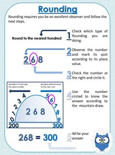 an image of rounding with numbers on it