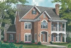 this is an artist's rendering of a house