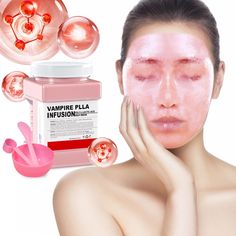 PRICES MAY VARY. 【INTENSIVE AFTERCARE VAMPIRE JELLY MASK POWDER】- Vampire Jelly Mask hydrates your skin and tightens your skin. Vampire Jelly Mask Powder is made with natural ingredients, fragrance free, preservative free, mineral oil free and other harmful ingredients. It is also very friendly to sensitive skin types. 【IMPROVE YOUR SKIN】- Enriched with collagen,intensive aftercare vampire Jelly Mask locks in moisture thoroughly. It helps skin’s natural process to increase density and elasticity Jelly Face Mask, Jelly Mask, Mask Powder, Skin Care Packaging, Diy Gift Set, Diy Spa, Natural Contour, Hydrating Mask, Spa Treatments