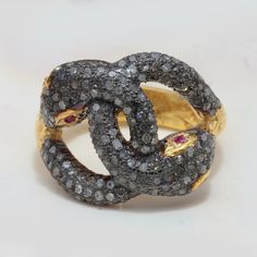 Snake Ring, Double Snake Ring, Diamond Snake Ring, Victorian Style Jewelry, Two Snake Ring, 925 Ster Champagne Jewelry, Ear Wrap Earrings, Victorian Style Rings, Victorian Style Jewelry, Ring Ruby, Stone Bangle, Ring Fashion, Snake Ring, Silver Wedding Rings