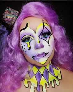 30 Scary Halloween Makeup Looks Ideas For 2020 Crazy Halloween Makeup, Unique Halloween Makeup, Amazing Halloween Makeup, Face Paint Makeup, Face Art Makeup, Halloween Makeup Scary