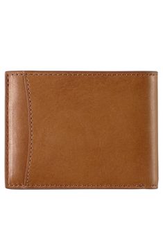 Smooth full-grain leather elevates a slim, stylish wallet featuring plenty of slots for your essential cards and cash. Lined Leather Imported Classic Bifold Wallets For Travel, Classic Rectangular Wallets With Interior Card Slots, Classic Rectangular Wallet With Interior Card Slots, Solid Color Wallet With Rfid Blocking For Everyday Use, Classic Travel Wallets With Card Slots, Solid Color Rfid Blocking Wallet For Everyday Use, Classic Travel Wallets, Rfid Blocking Solid Wallet For Everyday Use, Rfid Blocking Wallet For Everyday Use