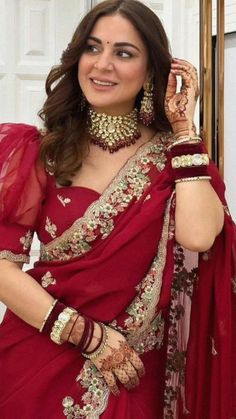 #FashionMistakes #StyleErrors #FashionFauxPas #WardrobeMistakes #FashionDonts #OutfitBlunders #StyleTips Sheer Saree, Pooja Banerjee, Shraddha Arya, Red Sari, Maroon Saree, Bridal Lehenga Designs, Wedding Lehenga Designs, Lehenga Designs Simple