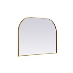 This wall mirror easily updates and brightens your space with a sleek design. It features a slim metal frame that surrounds the reflective glass, creating a clean and modern look. The wide shape comes in a variety of sizes to choose from, and it's softened by curved top corners, giving the mirror an elegant arched silhouette. This versatile piece complements a variety of decor styles, and it adds a sense of depth and extra light in any space – hang it in your entryway, bedroom, or living area. R Arch Wall Mirror, Corner Mirror, Arch Wall, Wall Accent, Entryway Bedroom, Accent Mirror, Framed Mirror Wall, Frame Wall, Accent Mirrors