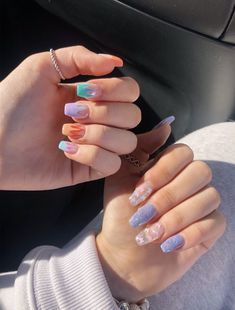 Acrylic Nails Coffin Short, Summer Acrylic Nails, Pretty Acrylic Nails Summer Acrylic, Nails For Kids, Summer Acrylic Nails, Fire Nails, Dream Nails, Pretty Acrylic Nails, Best Acrylic Nails