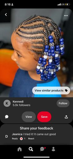 Black Kids Hairstyles, Girl Hair, Black Kids, Cute Black, Kids Hairstyles, Hair Ideas, Girl Hairstyles, Hair Styles, Hair