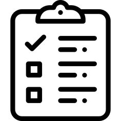 a clipboard with a checklist on it and an arrow pointing to the right