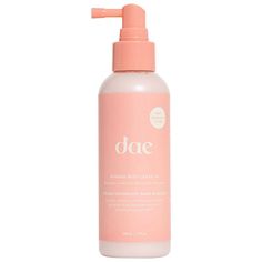 What it is:This weightless, multitasking leave-in conditioner works like a daedream to detangle, condition, prime and protect hair from heat up to 450F/232CHair Texture: Straight, Wavy, Curly, and CoilyHair Type: Fine, Medium, and ThickHair Concerns:- Dryness- Frizz- Heat ProtectionKey Benefits:- Detangles and conditions- Tames frizz and adds shine- Heat protects and primesHighlighted Ingredients:- Rose of Jericho: Reparative, moisturizing, fights frizz, and adds shine.- Prickly Pear Seed Oil: A Good Hair Products For Damaged Hair, Dae Leave In Conditioner, Leave In Conditioner For Wavy Hair, Dae Hair Products, Leave In Conditioner Dae, Dae Haircare Aesthetic, Hairitage Leave In Conditioner, Dae Haircare Dry Shampoo, Target Hair Care