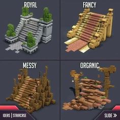 four different types of structures in the game