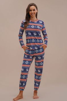 Xmas Pajamas, Snowflake Print, Treat You, Printed Jumpsuit, Christmas Pajamas