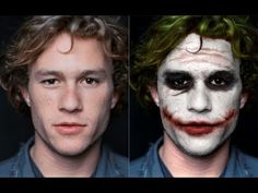 How to look like the Joker, Heath Ledger style - YouTube Heath Ledger Joker Makeup, The Joker Heath Ledger, Joker Face Paint, Joker Makeup Tutorial, Joker Heath Ledger, Joker Halloween Costume, Joker Halloween