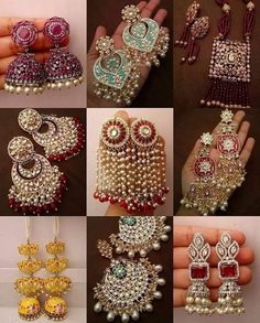 New Tops Designs, Daily Wear Studs, Art And Painting, Bride Jewelry Set, Saree Jewellery, Vegan Cakes, Desi Wedding Decor, Stud Design, Fancy Watches