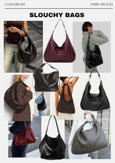 Uni Bag, Slouchy Bag, Girly Bags, Fancy Bags, Pretty Bags, Outfit Look, Outfits Aesthetic, Smart Casual, Look Fashion