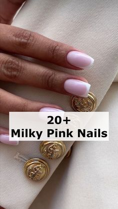 40+ Milky Pink Nails You Can't Get Around This Year brings together the best Nagel Inspo with trendy Nagellack shades. Perfect for summery nails and casual nails alike, these milky nails range from subtle, short cute classy nails to glitter pink designs. Featuring nail arts like Pink Nails OPI and subtle yet chic small classy nails, this collection has something for every style. Discover basic nails, Manikur Kuku, and even a touch of Kutek Disney charm for a playful, polished look this season.