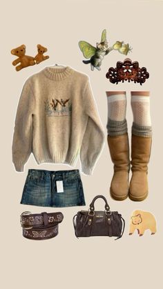 Weasleycore Outfits, Comfy Reading Outfits, Harry Potter World Outfit Summer, Style Bundle Inspiration, Cute Early Fall Outfits, Halloweentown Outfit, Early 2000s Fall Fashion, Grandmacore Clothes, Libra Venus Style Aesthetic