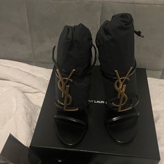 Brand New Ysl Cassandra 100 Sandal Ysl Cassandra, Shoes Ysl, Luxury Heels, Yves Saint Laurent Shoes, Saint Laurent Shoes, Shoes Women Heels, Yves Saint Laurent, New Color, Saint Laurent