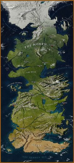 an image of the middle earth map