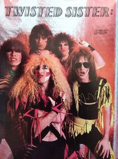 an album cover with the band twisted sister