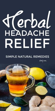 These simple DIY herbal tea remedies can give effective natural headache relief for migraines, tension, stress, sinus and cluster headaches plus menstrual headaches from periods and menopause. #headache #headacherelief #headacheremedies #naturalremedies #herbalremedies #herbaltea Diy Herbal Tea, Herbal Tea Remedies, Natural Headache, Tea Remedies, Sinus Headache, Natural Headache Remedies, Health And Fitness Magazine