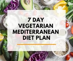 7 Day Vegetarian Mediterranean Diet Meal Plan (PDF & Menu) - Medmunch Vegetarian Mediterranean Diet, Mediterranean Diet Menu Plan, Mediterranean Diet Menu, Gluten Free Diet Plan, Med Diet, Program Diet, Vegetarian Meal Plan