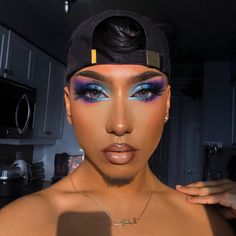 Mens Makeup, Men's Makeup, Gay Makeup, Andro Fashion, Men Wearing Makeup, Concert Makeup, Beauty Tutorial, Baddie Vibes, Makeup Inspired