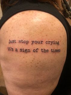 Sign of the Times Sign Of The Times Harry Styles Tattoo, Sign Of The Times Tattoo, 1d Tattoos, Sign Of The Times Harry Styles, Tattoo Time, Harry Styles Tattoos, L Tattoo, Small Tats, Tattoo Board