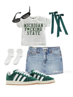 Cute Summer Outfit, Game Day Outfit, Football Outfits, Day Outfit