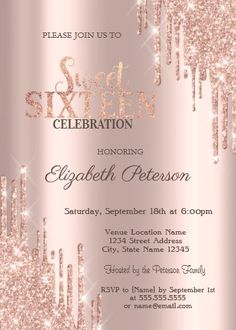 an elegant pink and silver celebration card