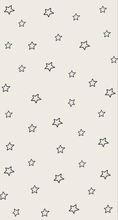 black and white stars on a white background