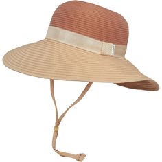 Ready for any adventure, the Sunday Afternoons Siena Hat effortlessly combines casual comfort with eye-catching style. Crafted with a recycled poly/paper weave on top and a chic ribbon weave below, its wide, sloping brim not only offers maximum UPF 50+ sun protection but also adds a touch of elegance to your look. These Sunday Afternoons Siena Hat Terra Cotta/Blush Women's Hats have the following features: UPF 50+ sun rating 4¾" (12cm) brim 100% recycled polyester crown 100% recycled, bluesign® Casual Lightweight Straw Hat For Outdoor Activities, Beige Woven Sun Hat For Outdoor, Beige Woven Hat For Outdoor, Outdoor Sun Hat With Flat Brim And Woven Detail, Adjustable Packable Straw Hat For Outdoor, Hats For Outdoor Activities With Short Brim, Trendy Adjustable Sun Hat For Outdoor Activities, Terra Cotta Blush, Sun Gloves