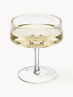 an empty wine glass on a white background