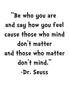 a quote from dr seuss about how to use the word for an article on self - care