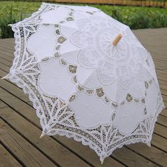 Umbrella Wedding Decorations, Bridal Umbrella, Parasol Wedding, Lace Umbrella, Lace Parasol, Umbrella Decorations, Battenburg Lace, Umbrella Wedding, Umbrellas Parasols