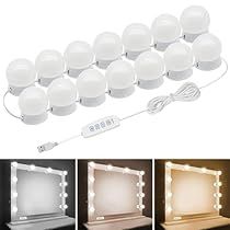 the light up vanity mirror is ready to be used