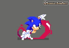 an old video game with sonic the hedge character on it's face and head