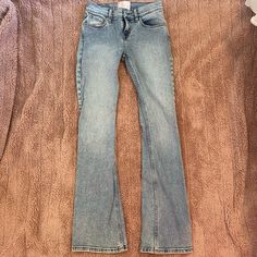 Revice Denim Low Rise Jeans. Size 26. Never Worn But No Tags. Super Cool Light Wash. Slightly Flared Bottoms. Fire Shoes, Revice Denim, Flared Bottoms, Fit Ideas, Low Rise Jeans, Shopping Spree, Jeans Color, Cute Fits, Super Cool