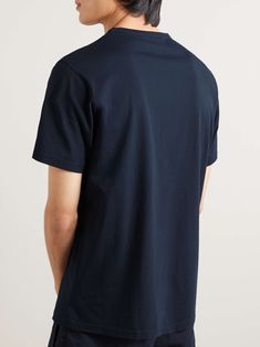 Shop MR P. Cotton-Jersey T-Shirt, Explore the latest in-season MR P. collection today on MR PORTER Mr P, Notes Design, Plain Tshirt, T Shirt For Men, Mr Porter, Modern Man, Get Dressed, Fashion News, Porter